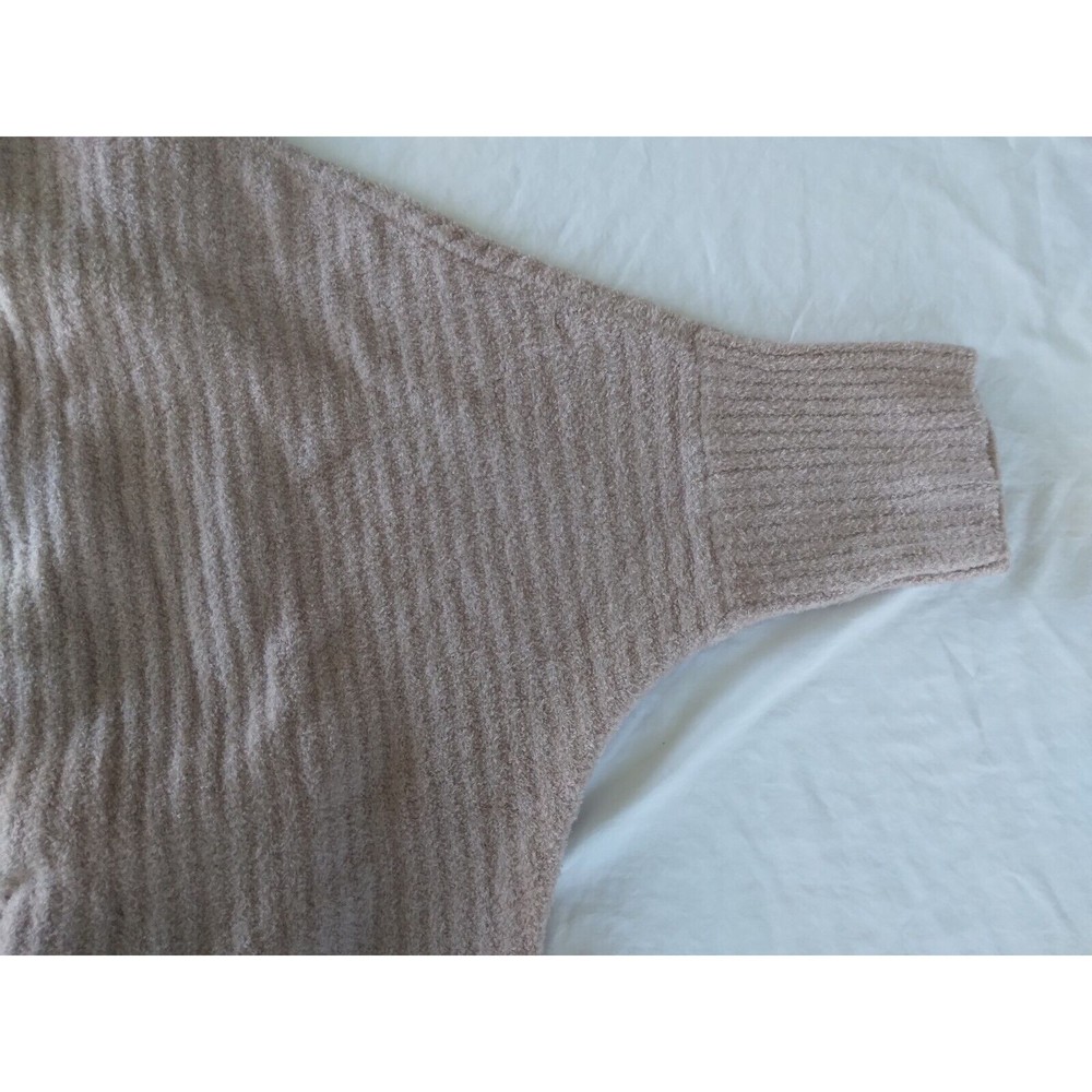 Barefoot Dreams CozyChic Lite Ribbed Shrug Sweater Cardigan Light Pink Womens 2X - Picture 7 of 8